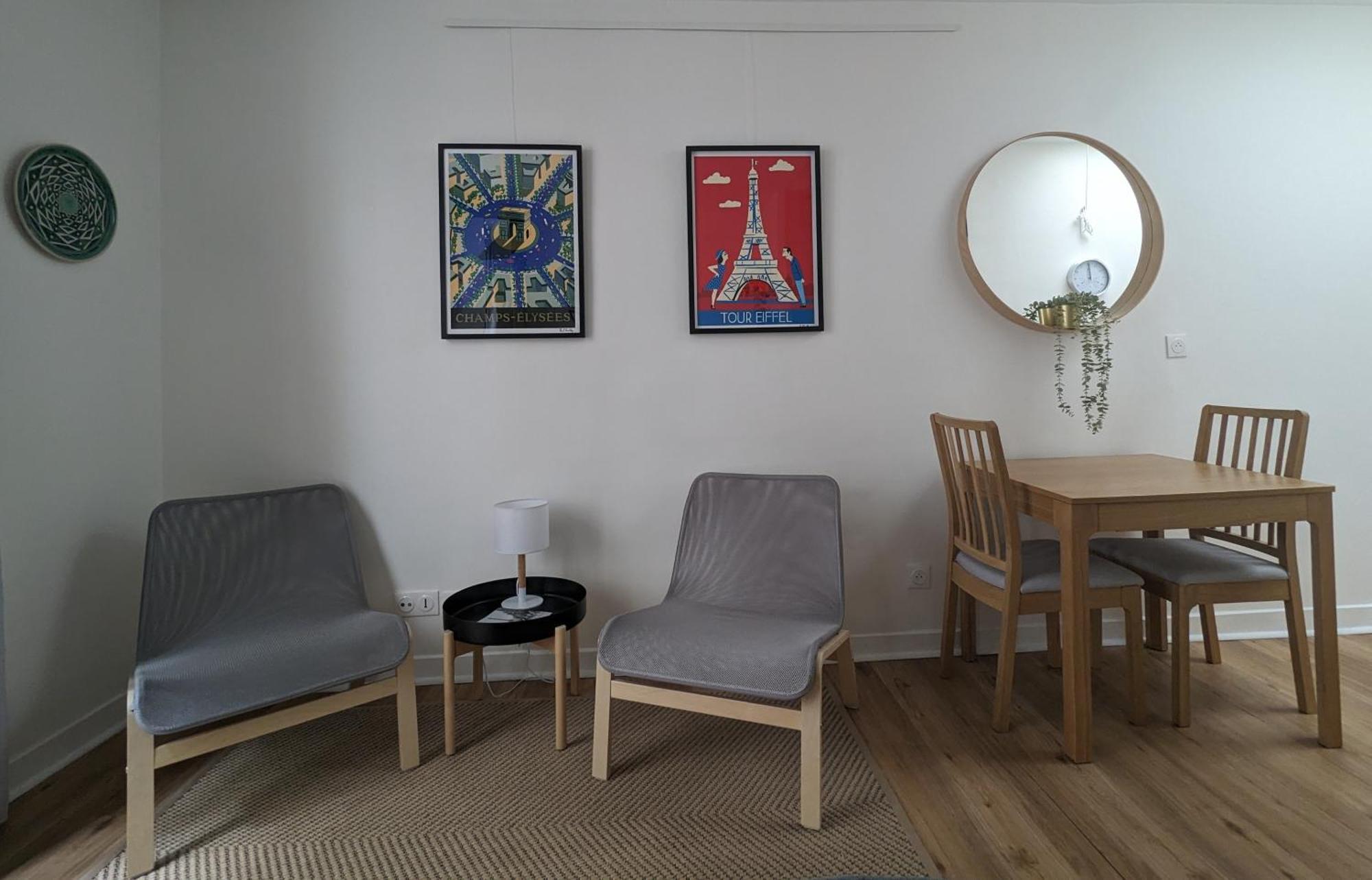 Oasis: One Bedroom Studio For Two Next To The Eiffel Tower Appartamento Parigi
